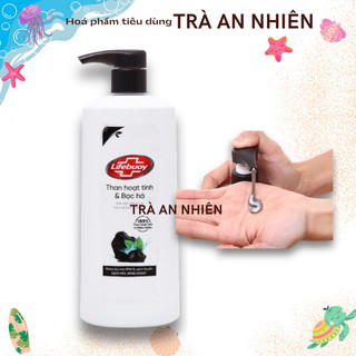 Sữa tắm Detox Lifebouy Than hoạt tính và Bạc hà - Chai 200g,500g