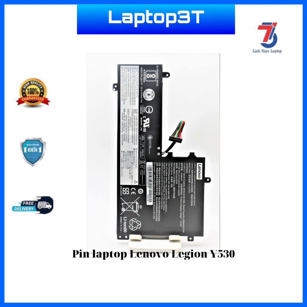 Pin laptop Lenovo Legion Y530 Y7000 Y7000P Y540-15IRH L17L3PG1 L17M3PG1 tuổi thọ cao chính hãng bảo hành 09 tháng