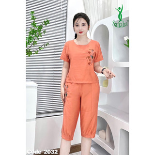 [ ẢNH THẬT ] Bộ lanh đũi xước đẹp, nhiều mẫu, vải mát dành cho các chị các mẹ