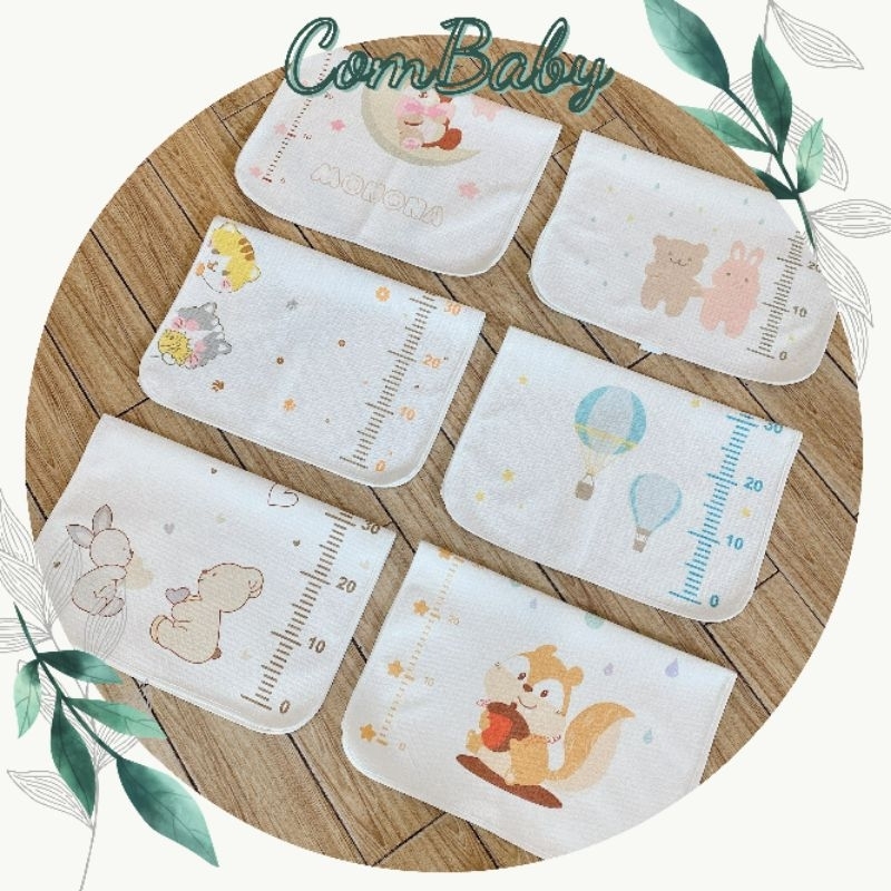 Chống thấm cotton organic Monona - Phiên bản thước đo chiều dài bé