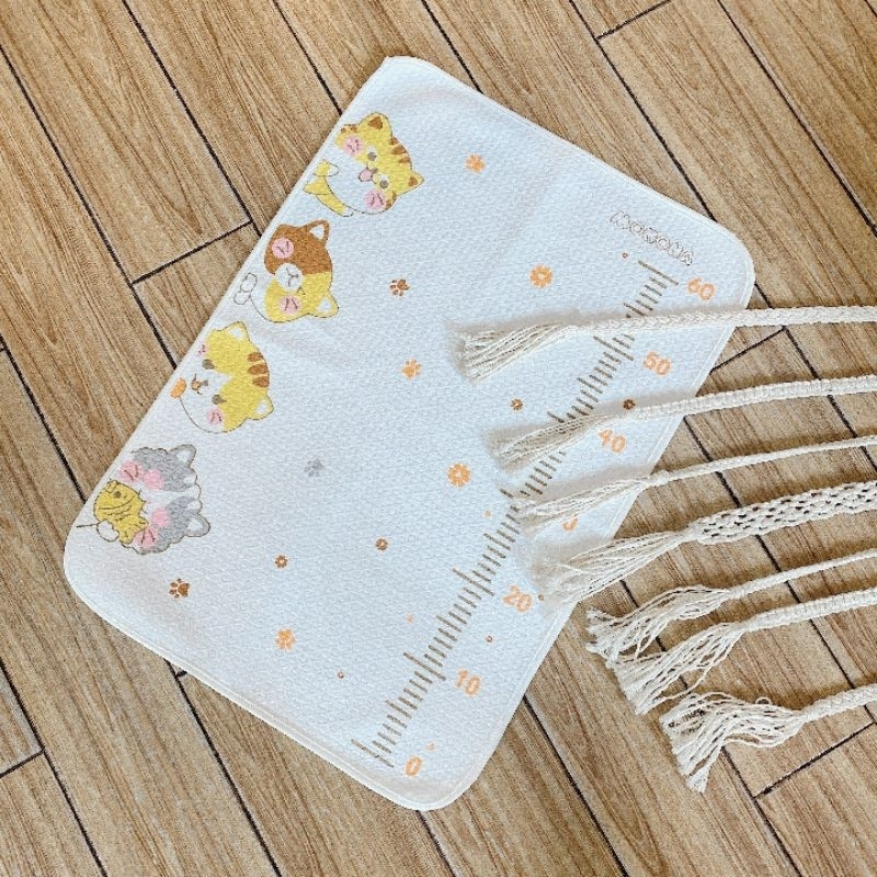 Chống thấm cotton organic Monona - Phiên bản thước đo chiều dài bé