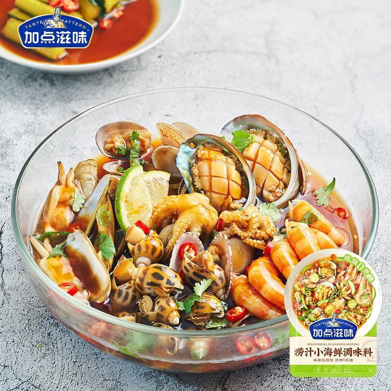 Sốt ướp lạnh trộn hải sản tươi ngon ăn liền