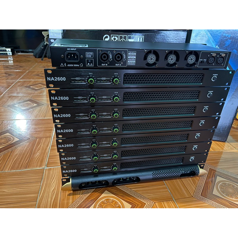 Đẩy 2 kênh NA2600 class D công suất  và Đẩy 4 kênh NA4800 công suất