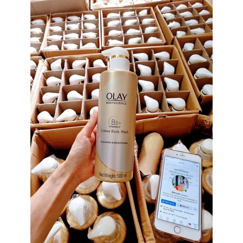 Sữa tắm Olay sáng da 500ml