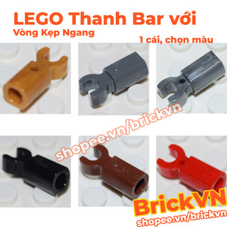[1 Cái, Chọn Màu] LEGO Thanh Bar với Vòng Kẹp Ngang ID 11090 44873