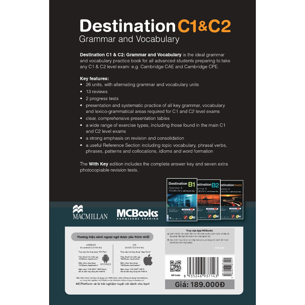 Sách - Giáo Trình Destination C1&C2  Phiên bản mới +Audio phần nghe