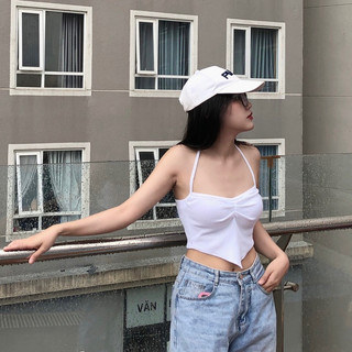 Croptop cổ tim yếm Meliora