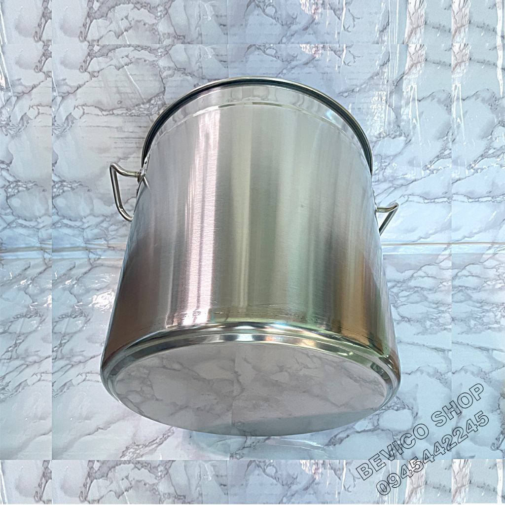 Nồi inox 30 lít thân cao