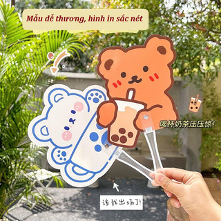 Quạt Cầm Tay Động Vật Cute
