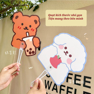 Quạt Cầm Tay Động Vật Cute