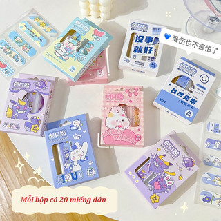 Set 5 Miếng Băng Cá Nhân Hoạt Hình Cute