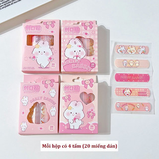 Set 5 Miếng Băng Cá Nhân Hoạt Hình Cute