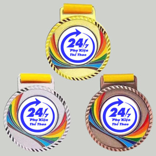 HUY CHƯƠNG BÓNG ĐÁ GIÁ RẺ - HUY CHƯƠNG 7 MÀU ( Miễn phí thiết kế theo yêu cầu )