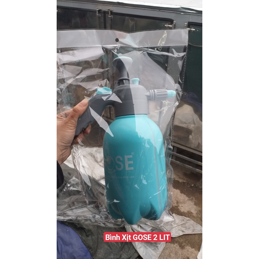 Bình tưới cây cao cấp Gose 2 lít / 3 lít vòi hai chế độ phun sương, phun nước có khóa tự động