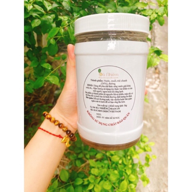 Chanh muối Bà Nhiêm đuờng tự nhiên CHÍNH HÃNG 100%