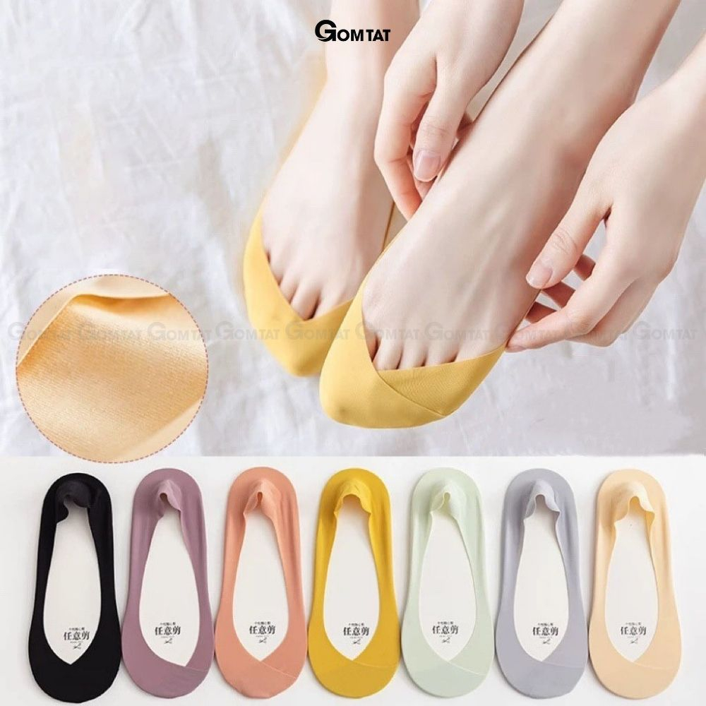 Vớ lười nữ đi giày cao gót GOMTAT, chất liệu cotton mềm mại thoáng khí khử mùi hôi - SUX-1103-1DOI