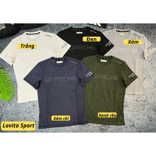 Áo thun thể thao nam tập gym chạy bộ, thun lạnh cao cấp lavita sport