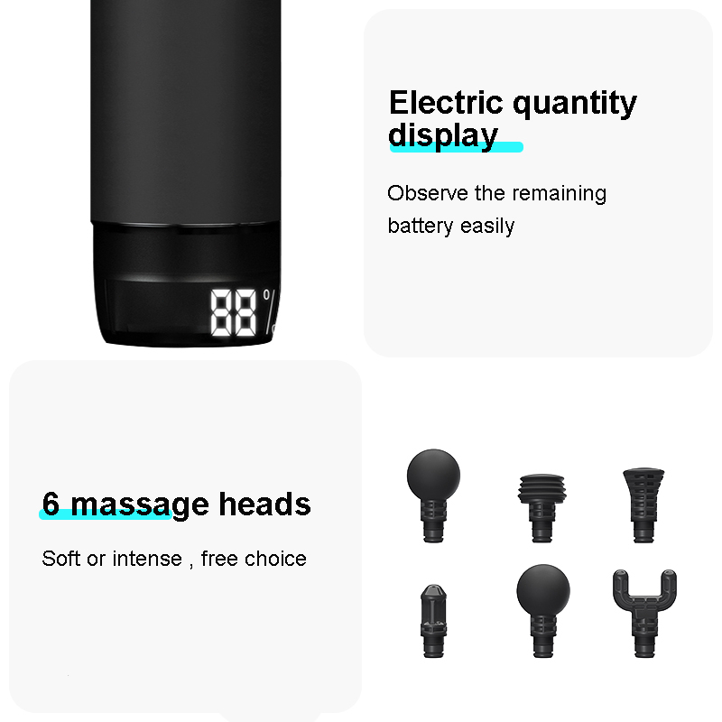 Máy massage cầm tay Booster Súng Mát Xa Giảm Đau Cơ Bắp m2-b Chế Độ Sâu 120w