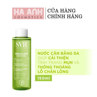 (Tách Set) Nước Cân Bằng Toner SVR Sebiaclear Micro Peel 150ml