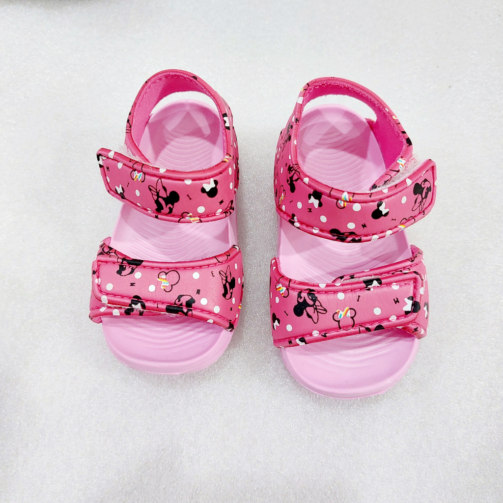 Dép sandal trẻ em, dép quai hậu trẻ em quai dán, quai xốp EVA siêu nhẹ hoạ tiết Hellokity cho bé gái size 24-35 DQH01