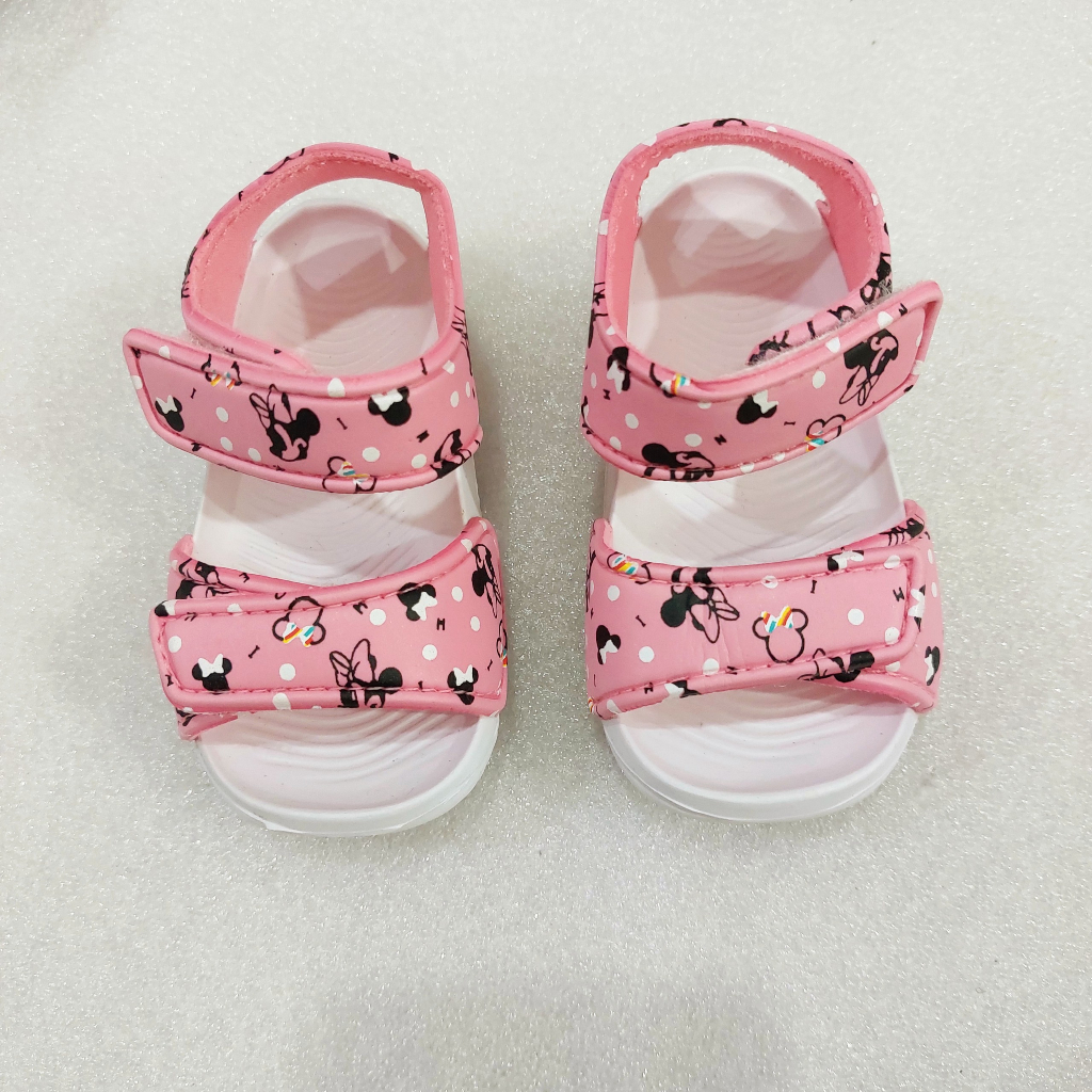 Dép sandal trẻ em, dép quai hậu trẻ em quai dán, quai xốp EVA siêu nhẹ hoạ tiết Hellokity cho bé gái size 24-35 DQH01