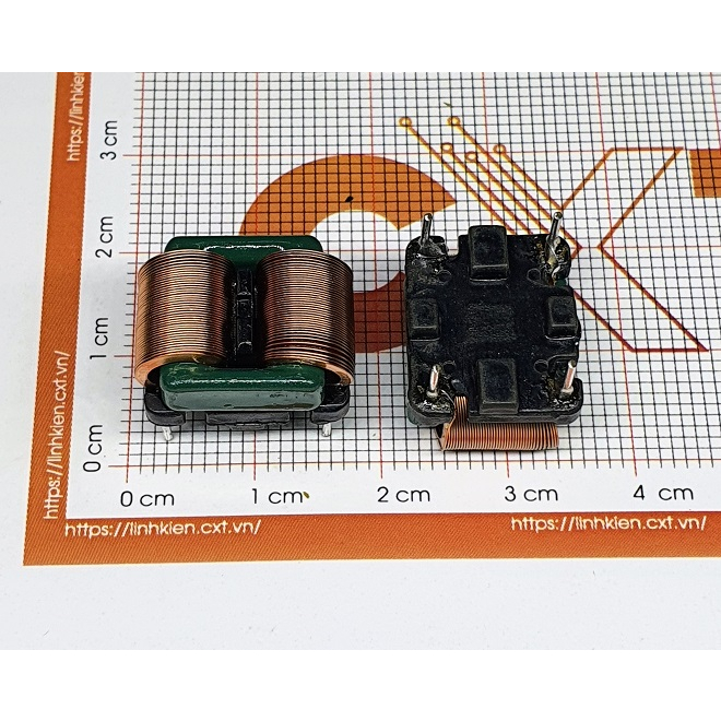 Cuộn lọc SQ1212-10MH 1.8A DIP - Ngang