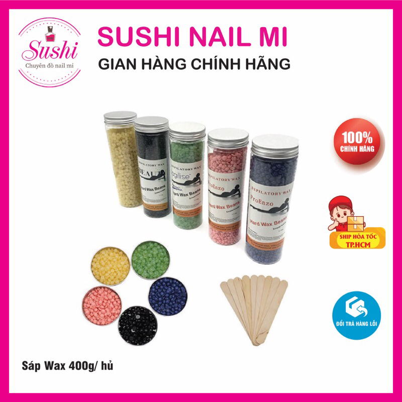 Sáp wax lông 400g chuyên dụng cho các spa nail - Sushi nail mi