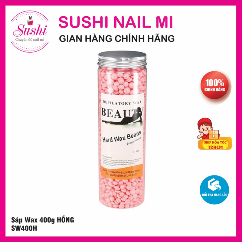 Sáp wax lông 400g chuyên dụng cho các spa nail - Sushi nail mi