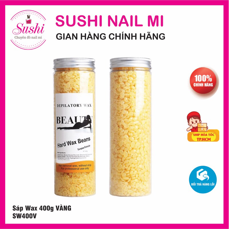 Sáp wax lông 400g chuyên dụng cho các spa nail - Sushi nail mi
