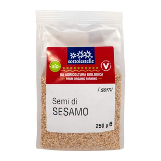 Hạt mè hữu cơ đã bóc vỏ organic life sottolestelle 250g giàu dinh dưỡng