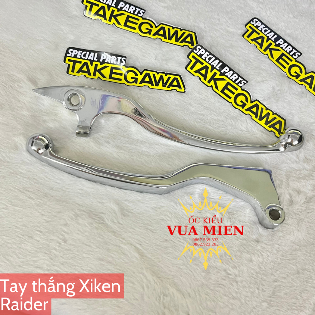 Tay thắng nhôm xiken sáng bóng dành cho các dòng xe