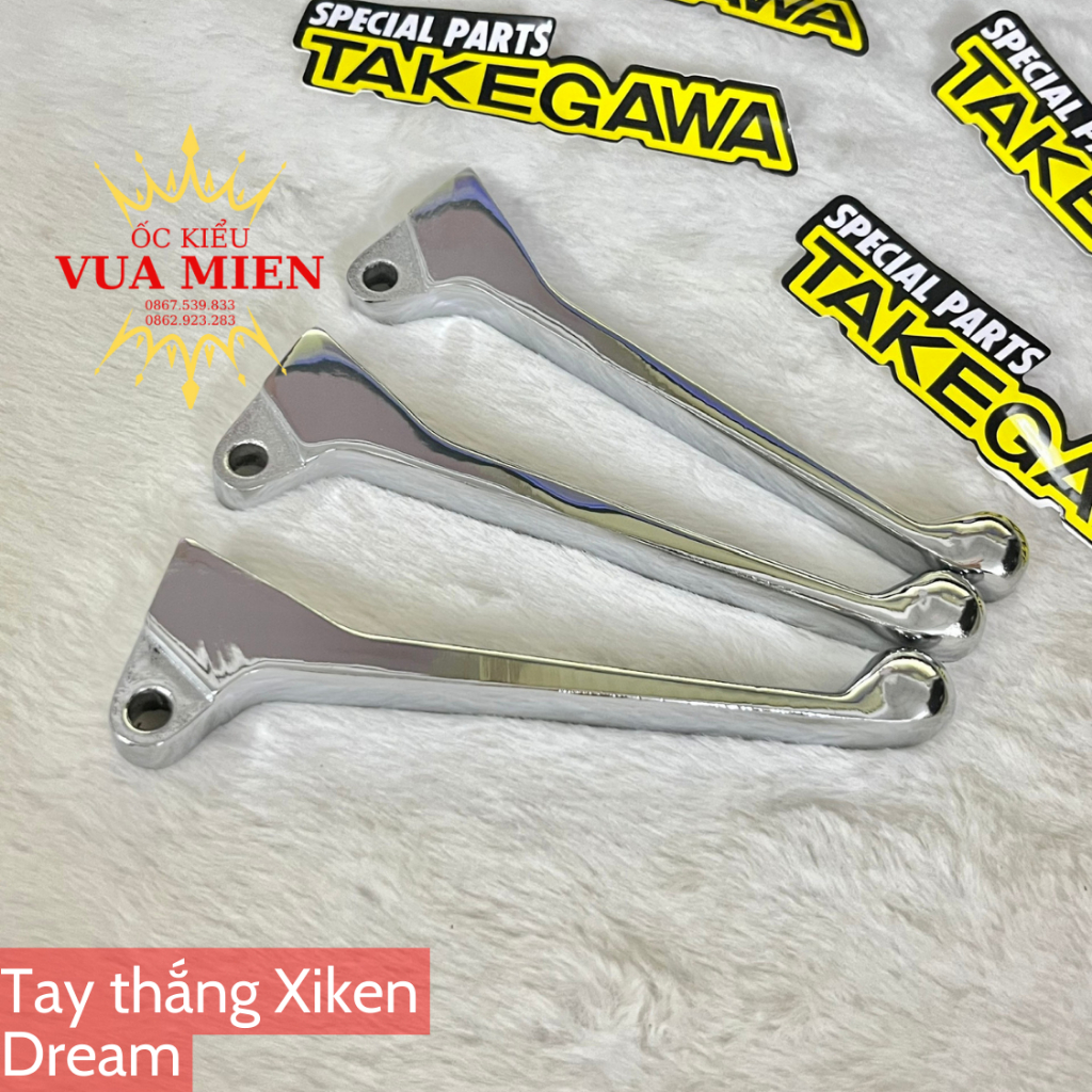 Tay thắng nhôm xiken sáng bóng dành cho các dòng xe