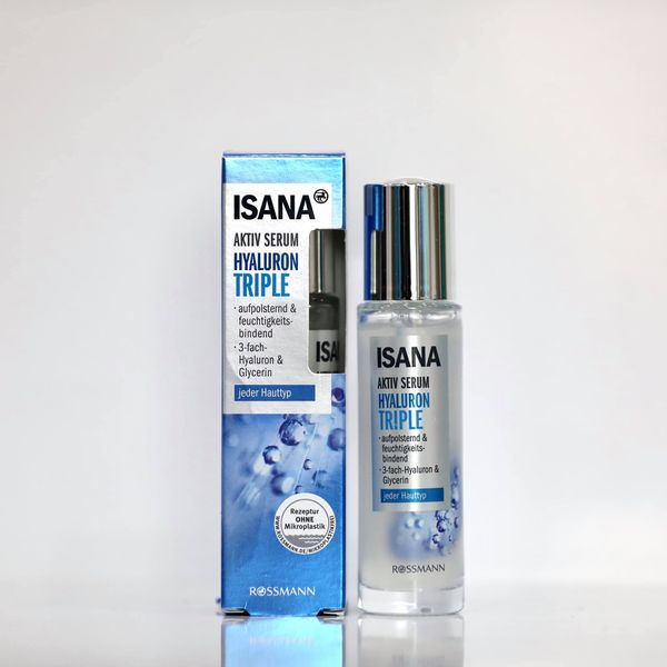 Hàng Đức Serum Isana Aktiv Hyaluron Triple cấp nước gấp 3 lần
