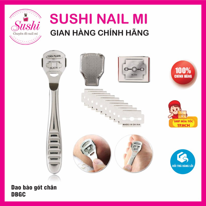 Dao bào gót chân nhỏ gọn chuyên dụng  - Sushi nail mi