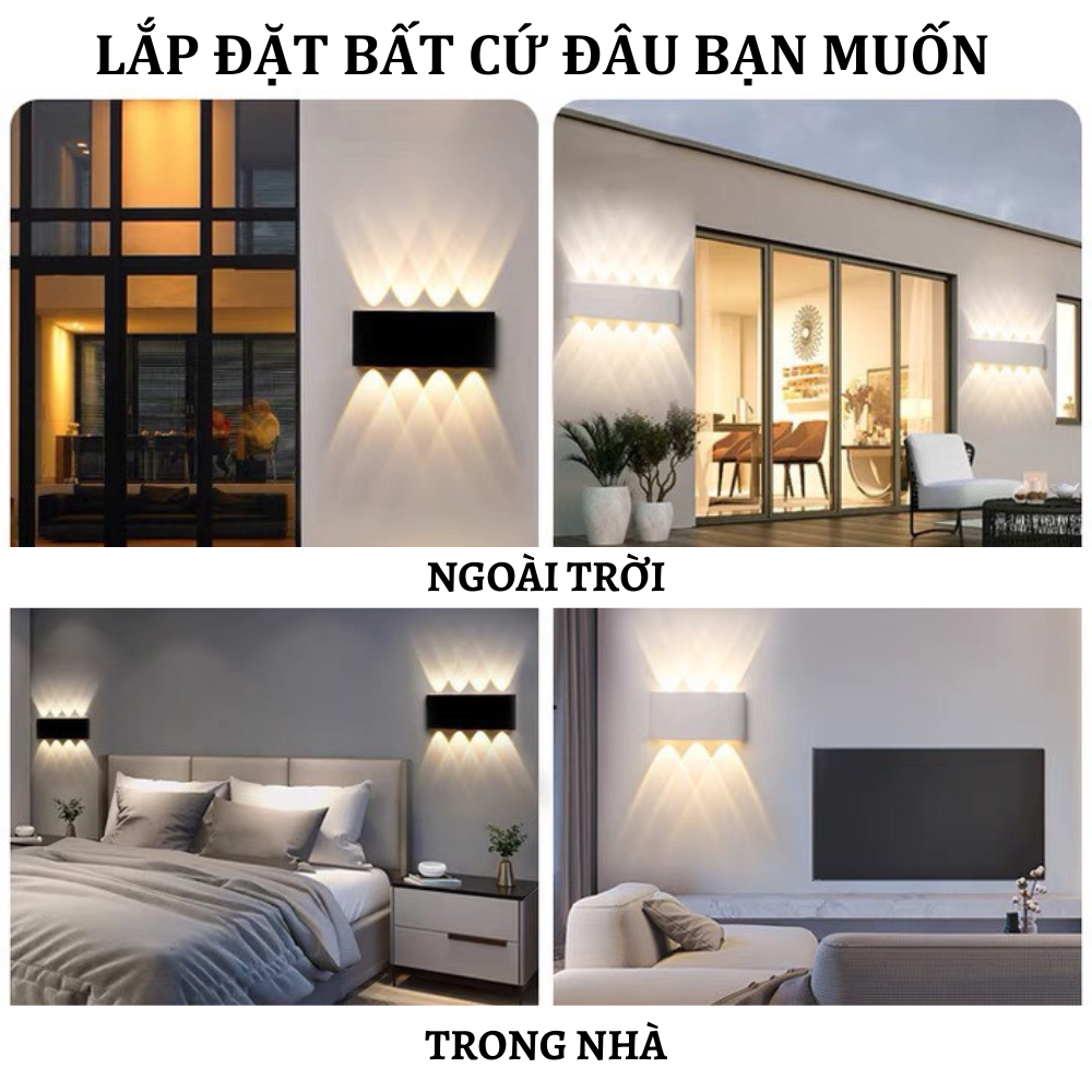 Đèn Treo Tường Makito Trang Trí Phòng Khách Cầu Thang Siêu Sáng