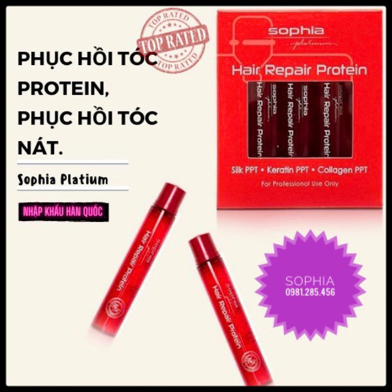 Protein phục hồi tóc hư nát sophia ( Hàn Quốc )