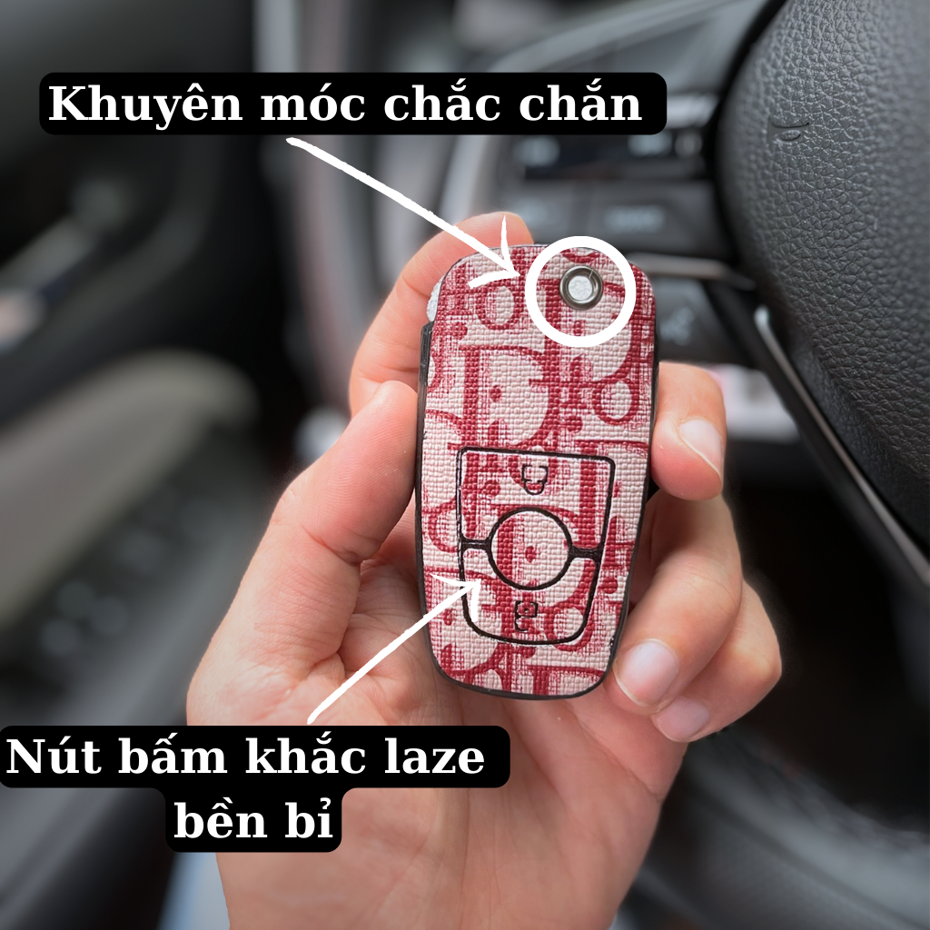 Bọc chìa khoá Ford Raptor Wildtrak Ecosport XLT  sang trọng,bao da ốp chìa khoá ô tô Ford trẻ trung