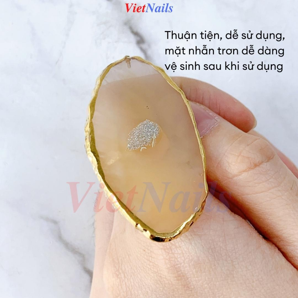 Nhẫn Pha Sơn Gel Vẽ Trang Trí Nail - Nhẫn Đựng Sơn Gel Vẽ Móng