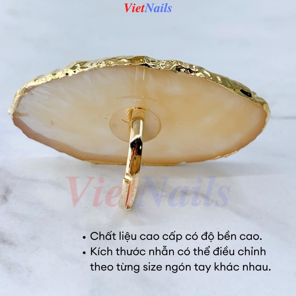 Nhẫn Pha Sơn Gel Vẽ Trang Trí Nail - Nhẫn Đựng Sơn Gel Vẽ Móng
