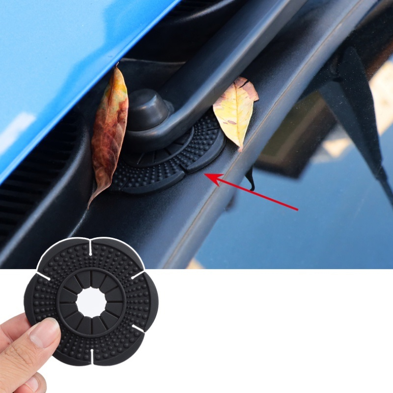 Miếng cao su , nắp đậy lỗ cần gạt nước kính chắn gió cho xe hơi nhiều mẫu (A/B/C/D) chống bụi , ngăn rác ô tô