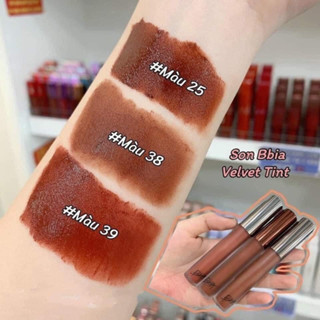 Son kem HANDMADE 12 đỏ đất - 25 đỏ nâu - 24 đỏ gạch - 23 cam gạch full màu