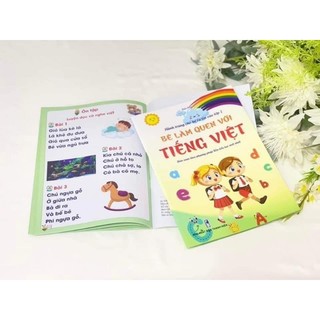 VỞ TẬP ĐÁNH VẦN TIẾNG VIỆT CHO BÉ 4 - 6TUỔI