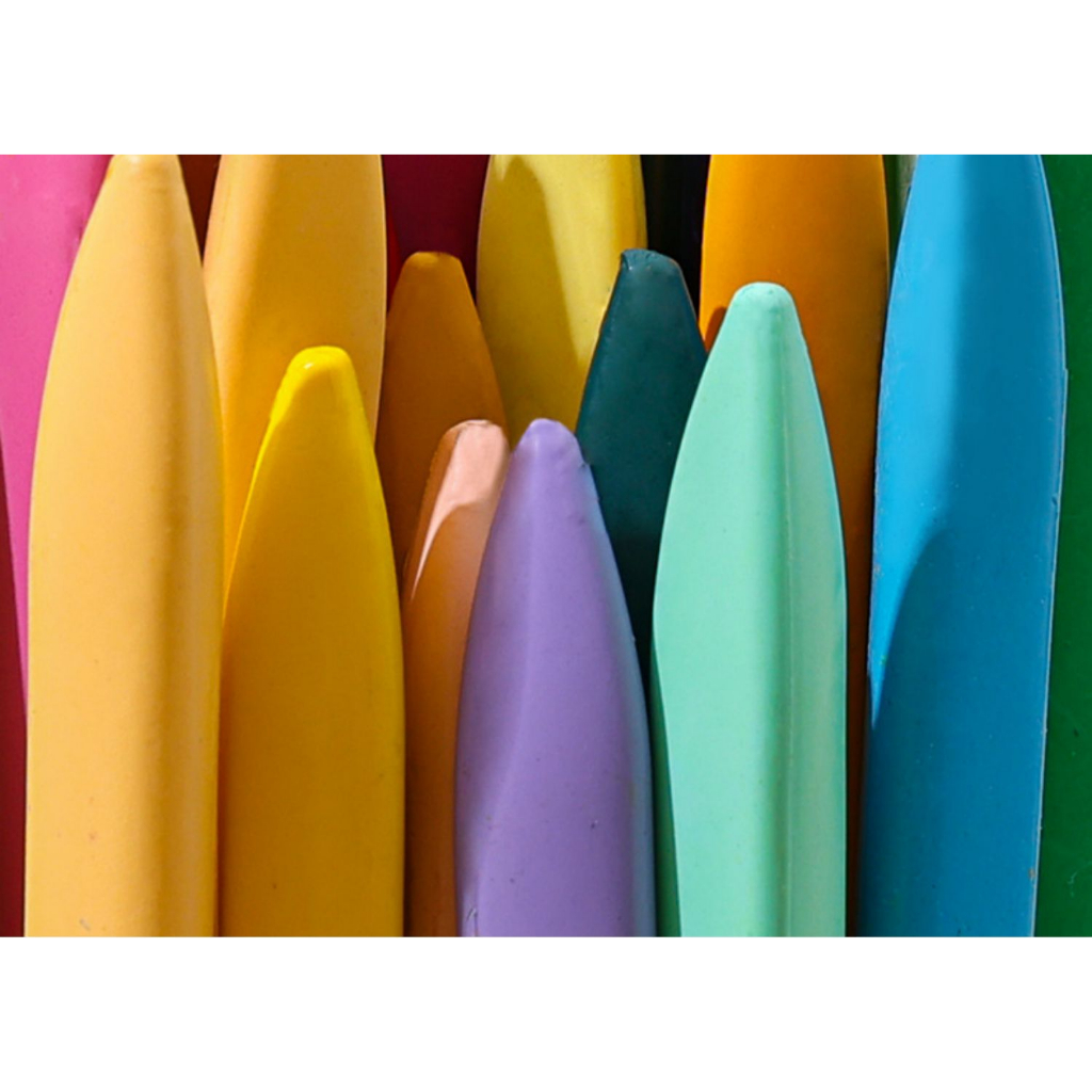 Bộ Màu Sáp Hữu Cơ Cho Bé 12-24 Màu Cho Bé Vẽ Tập Tô HagyKid Không Lo Dính Tay, Không Tạo Bụi Và An Toàn