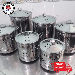 Thùng đốt giấy tiền (hoá vàng) inox
