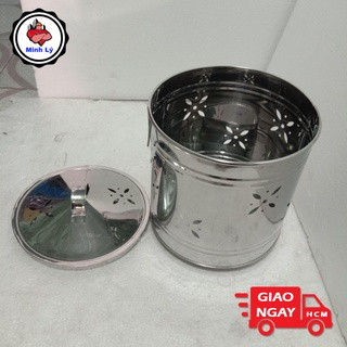 Thùng đốt giấy tiền (hoá vàng) inox