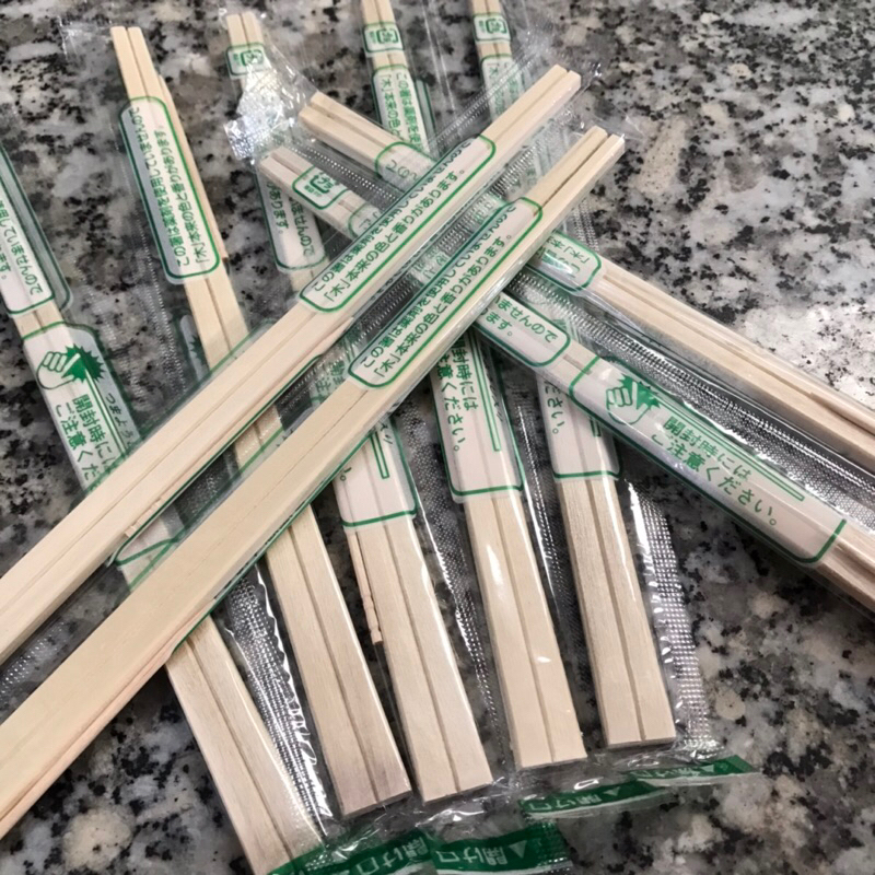 Đũa gỗ tách kèm tăm tre tiệt trùng dùng 1 lần