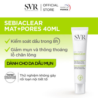 Kem Dưỡng SVR Sebiaclear Mat+Pores 40ml