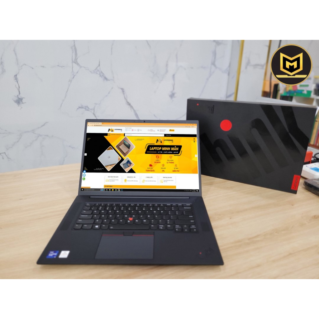 LAPTOP LENOVO THINKPAD P1 GEN 4 i9 11950H/ RAM 32GB/ SSD 1TB/ NVIDIA RTX 3080 16GB/ 16INCH UHD+/ MÁY TRẠM ĐỒ HỌA/ GIÁ RẺ