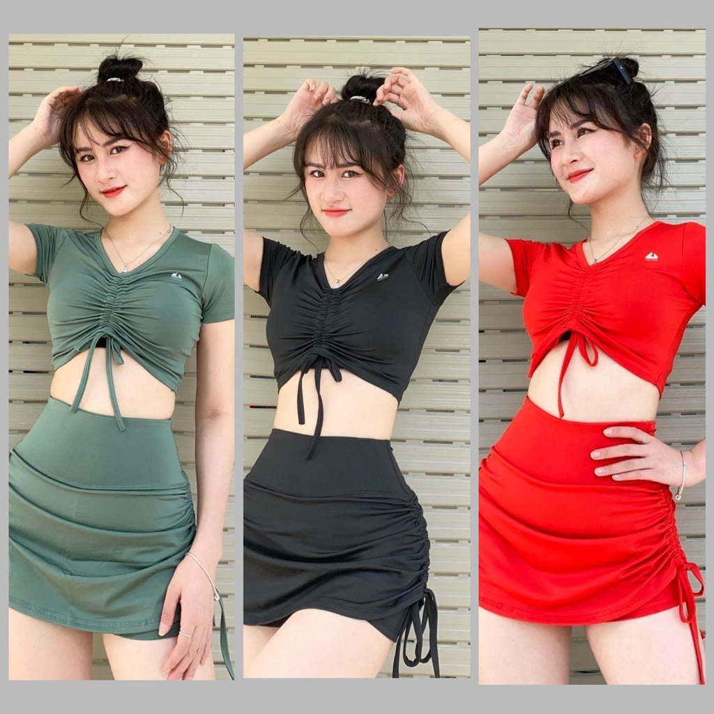 Đồ tập gym nữ, bộ tập gym yoga erobic nữ, bộ đi biển nữ, đi bơi nữ bộ rút dây
