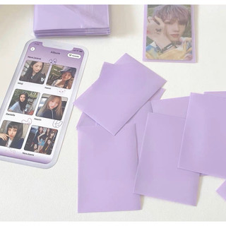 Sleeves bọc card tím pastel, bọc bảo vệ card